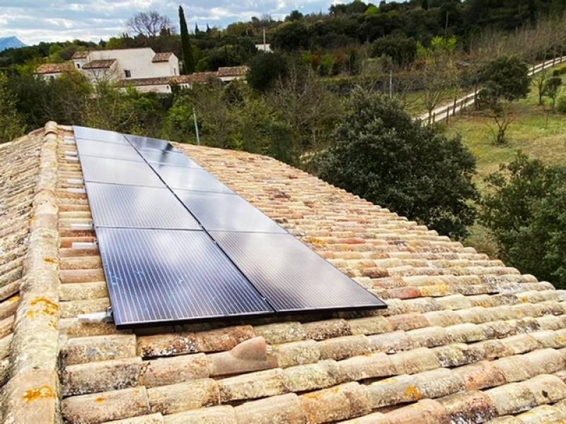 Panneau photovoltaique La Crau