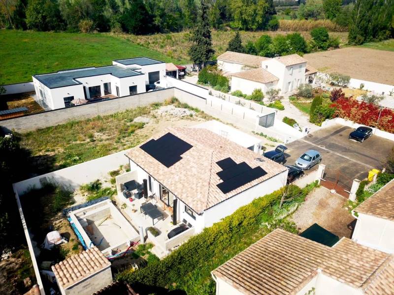 Panneau solaire à Valence dans la Drôme
