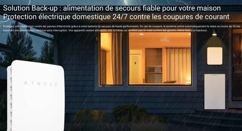 Gestion intelligente de l’énergie solaire ATMOCE dans une maison équipée de batterie et micro-onduleurs